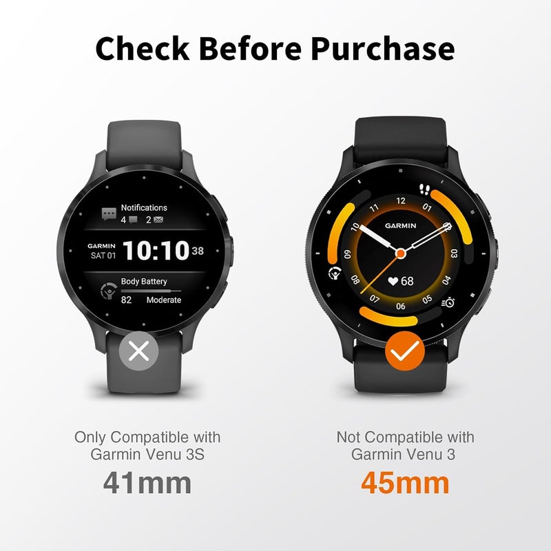 LK 6 Pack for Garmin Venu 3 Screen Protector 45mm - Anti-Scratch, Self-Healing Soft TPU Screen Protector for Garmin Venu 3 45mm, Bubble Free, HD Transparent, Touch Sensitive - Image 2